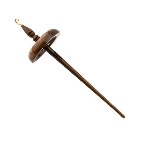 Woolery Premium Drop Spindle - Checkerboard 4 Woolery Premium Drop Spindle - Checkerboard - Image 2