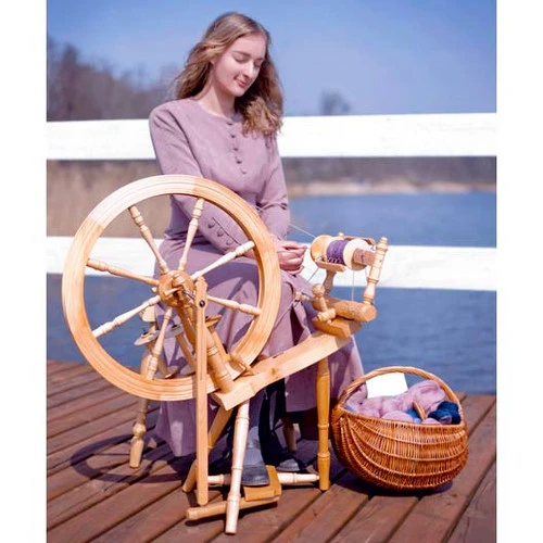 Kromski Interlude Spinning Wheel - Clear Finish 4 Kromski Interlude Spinning Wheel - Clear Finish - Image 2