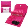 LYKKE Blush 3.5" Interchangeable Knitting Needle Set - Fuchsia Denim -Alexandro Shop LYK 67209 48654.1605644338
