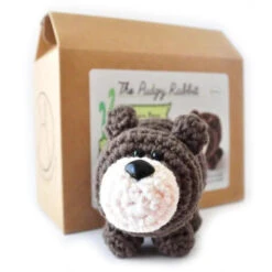 The Pudgy Rabbit Crochet Kit - Mini Bear -Alexandro Shop TPR SQ1274505 62076.1679148134