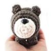 The Pudgy Rabbit Crochet Kit - Mini Bear -Alexandro Shop TPR SQ1274505b 40776.1679148131